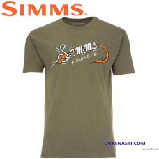 Футболка Simms Special Knot T-Shirt Military Heather размер S